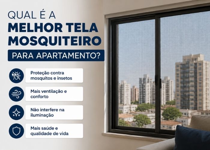 Qual é a Melhor Tela Mosquiteiro para Apartamento